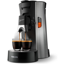 Senseo® Kaffeepadmaschine Select CSA250/10 - schwarz/silber - neu mit Espressofunktion + Memo