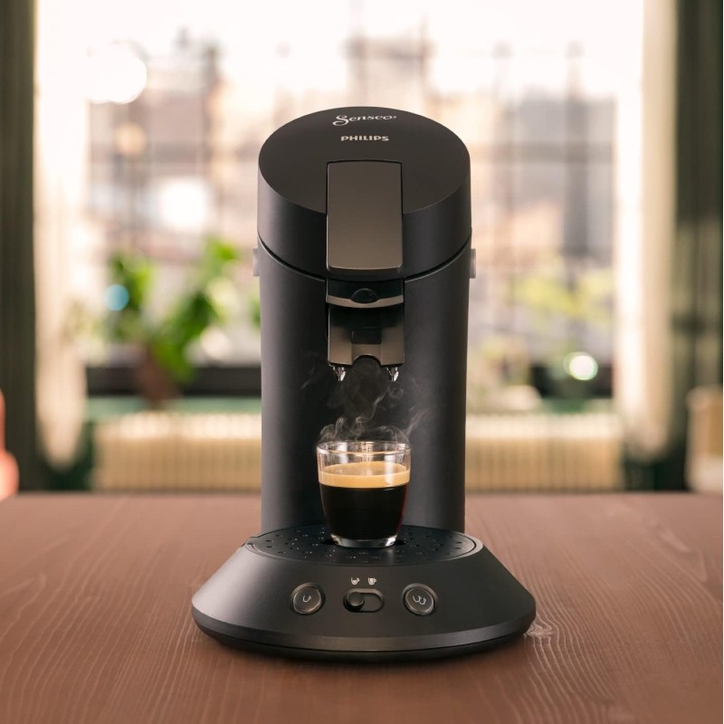 Senseo® Kaffeepadmaschine Original Original Plus Eco CSA210/22 - Klavierlackschwarz Senseo® Kaffeepadmaschine Original Original Plus Eco CSA210/22 - Klavierlackschwarz
