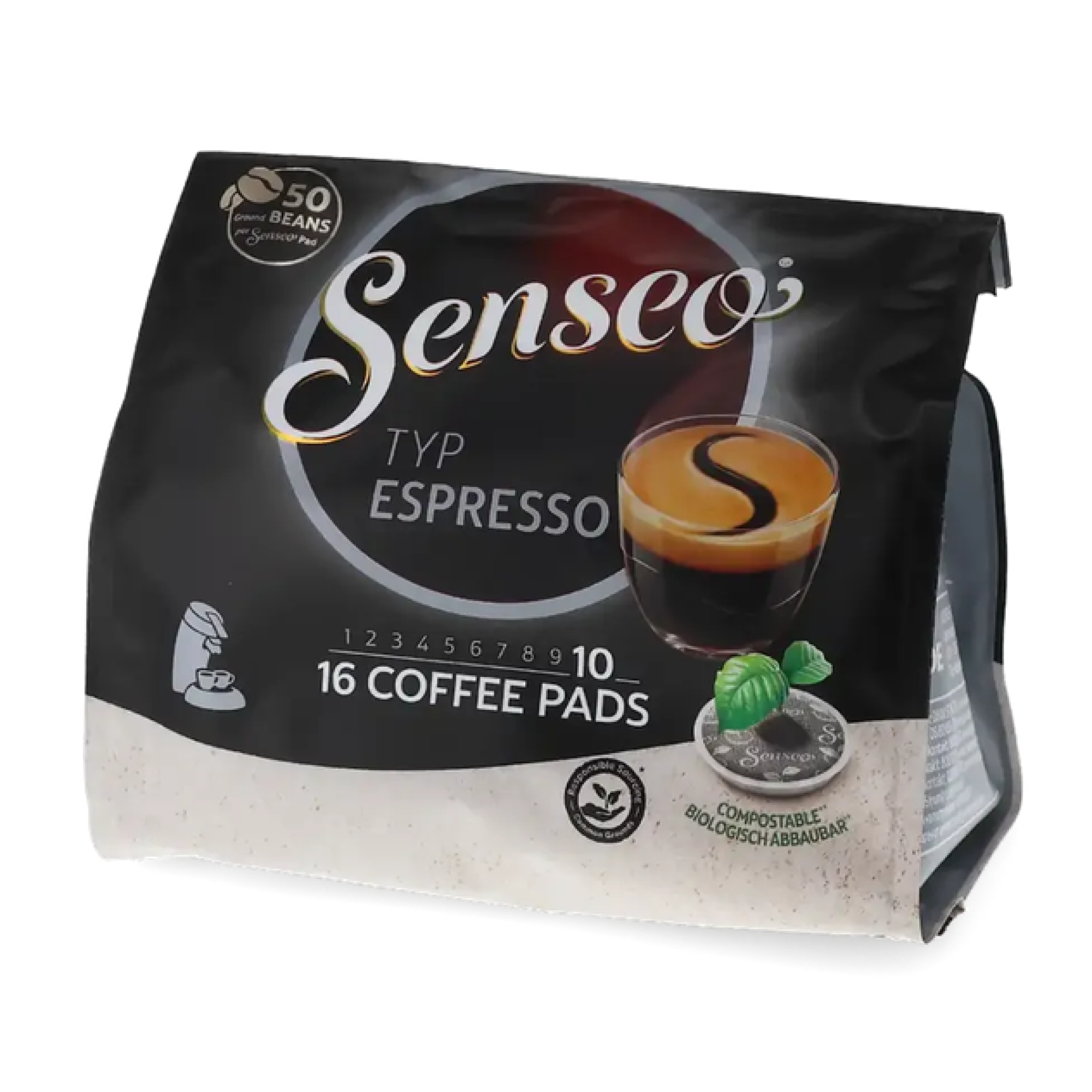 Kaffee Pads Senseo®: Espresso - 16 Pads Kaffee Pads Senseo®: Espresso - 16 Pads
