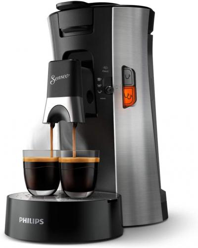 Senseo® Kaffeepadmaschine Select CSA250/10 - schwarz/silber - neu mit Espressofunktion + Memo