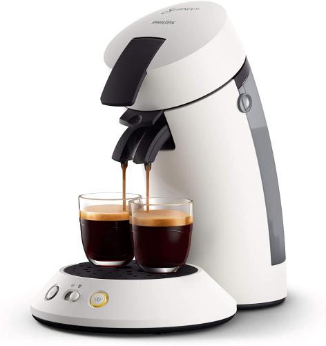 Senseo® Kaffeepadmaschine Original Plus CSA210/11 , der neue Klassiker - weiss gefrostet