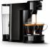 Senseo® Kaffeepadmaschine HD6593/60 Switch für Pads und Filterkaffee, schwarz